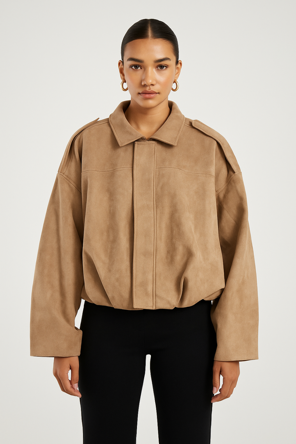 Elisé Bomber - Beige