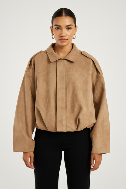 Elisé Bomber - Beige