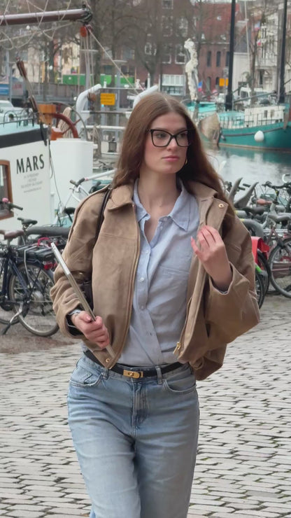 Elisé Bomber - Beige